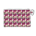 Thurs Pattern  Pink Canvas Cosmetic Bag (Large) View2