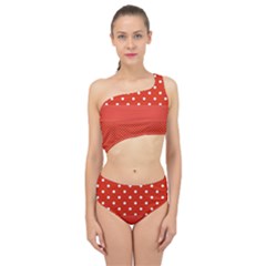 Polka Dots Two Times Spliced Up Two Piece Swimsuit by impacteesstreetwearten