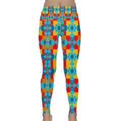 Pop Art  Lightweight Velour Classic Yoga Leggings by Sobalvarro