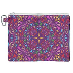 Kaleidoscope  Canvas Cosmetic Bag (xxl) by Sobalvarro