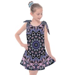 Background Kaleidoscope Abstract Kids  Tie Up Tunic Dress by Wegoenart