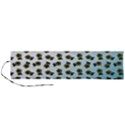 Blue Gradient Flower Roll Up Canvas Pencil Holder (L) View1