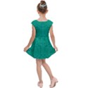 Love To One Color To Love Green Kids  Cap Sleeve Dress View2