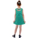 Love To One Color To Love Green Kids  Cross Back Dress View2