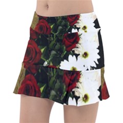 Roses 1 2 Tennis Skirt by bestdesignintheworld