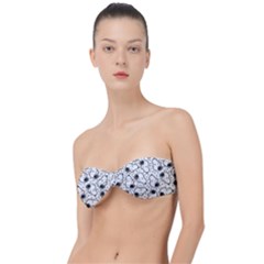 Dog Pattern Classic Bandeau Bikini Top  by Vaneshart