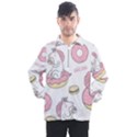 Unicorn Seamless Pattern Background Vector (1) Men s Half Zip Pullover View1