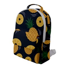 Seamless Pattern Pineapple Pattern Flap Pocket Backpack (large) by Vaneshart
