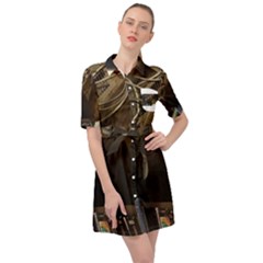 15667039605783656197414003375191 Belted Shirt Dress by Bittgold