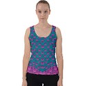 Field Of Flowers Decorative Velvet Tank Top View1