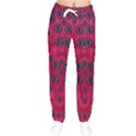 The Dark Moon Fell In Love With The Blood Moon Decorative Women velvet Drawstring Pants View1