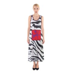 Striped By Traci K Sleeveless Maxi Dress by tracikcollection