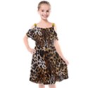 Cheetah by Traci K Kids  Cut Out Shoulders Chiffon Dress View1