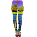 Pop Art Beach Umbrella  Lightweight Velour Leggings View1