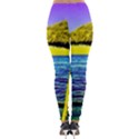 Pop Art Beach Umbrella  Lightweight Velour Leggings View2