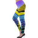 Pop Art Beach Umbrella  Lightweight Velour Leggings View3