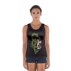 Pepe The Frog Rare Celtic Viking Norse Dragon Pattern Deus Vult Medieval Wojak Crusader Sport Tank Top  by snek