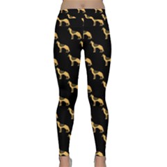 Cute German Shepherd Dog Classic Yoga Leggings by trulycreative