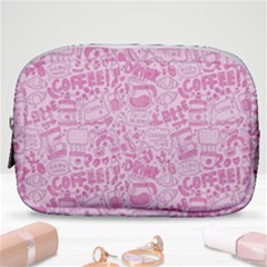 Coffee Pink Make Up Pouch (small) by Amoreluxe