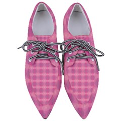 Pink Women s Pointed Oxford Shoes by HermanTelo