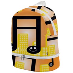 Abstract Anthropomorphic Art Zip Bottom Backpack by HermanTelo