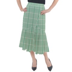 Background Digital Texture Midi Mermaid Skirt by HermanTelo