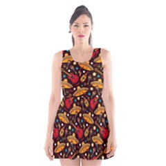 Mexican Festival Icons Scoop Neck Skater Dress by trulycreative