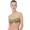 Power Can Be Flowers And Ornate Colors Decorative Classic Bandeau Bikini Top  View1
