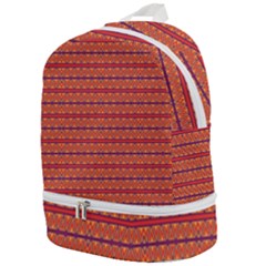 Illustrations Fabric Triangle Zip Bottom Backpack by HermanTelo