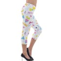 1 Arnold Lightweight Velour Capri Leggings  View4