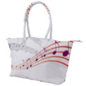 Music Notes Clef Sound Canvas Shoulder Bag View1