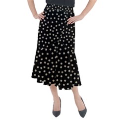 Pattern Marguerites Midi Mermaid Skirt by kcreatif