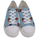 Turkey Leg Pattern - Thanksgiving Women s Low Top Canvas Sneakers View1