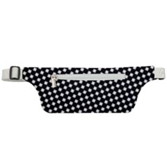 Formes Carreaux Blanc/noir Active Waist Bag