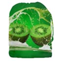 Kiwi Fruit Vitamins Healthy Cut Drawstring Pouch (3XL) View1