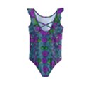 The Most Beautiful Flower Forest On Earth Kids  Frill Swimsuit View2