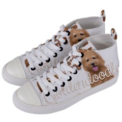 Golden Doodle Apparel Women s Mid-top Canvas Sneakers by goldendoodle