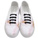 Pink and white Marble texture with gold intrusions Pale Rose Background Women s Classic Low Top Sneakers View1