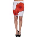 Coquelicots Fleurs Bodycon Skirt View1