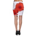 Coquelicots Fleurs Bodycon Skirt View2