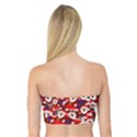 Nicholas Santa Christmas Pattern Bandeau Top View2