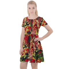 Deep Soul 1 3 Cap Sleeve Velour Dress  by bestdesignintheworld