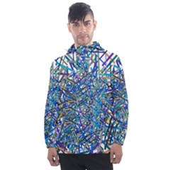 Netzauge Funny Men s Front Pocket Pullover Windbreaker by zappwaits