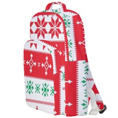 Ugly Christmas Sweater Pattern Double Compartment Backpack by Sobalvarro