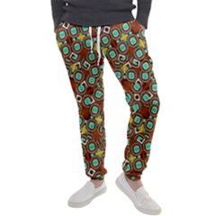 Colorful Modern Geometric Print Pattern Men s Jogger Sweatpants by dflcprintsclothing