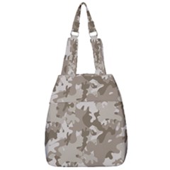 Tan Army Camouflage Center Zip Backpack by mccallacoulture