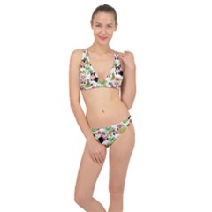 Corgis Hula Pattern Classic Banded Bikini Set  by Sapixe