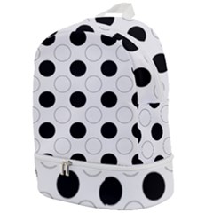 Background Dot Pattern Zip Bottom Backpack by HermanTelo