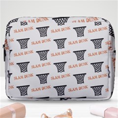 Slam Dunk Baskelball Baskets Make Up Pouch (large) by mccallacoulturesports