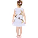 Stars Faux Gold Elegant Starry Festive Christmas Pattern Kids  Tunic Dress View2